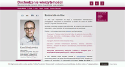 Desktop Screenshot of dochodzeniewierzytelnosci.pl