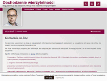 Tablet Screenshot of dochodzeniewierzytelnosci.pl